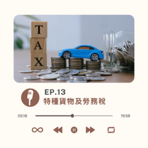 EP.13 特種貨物及勞務稅
